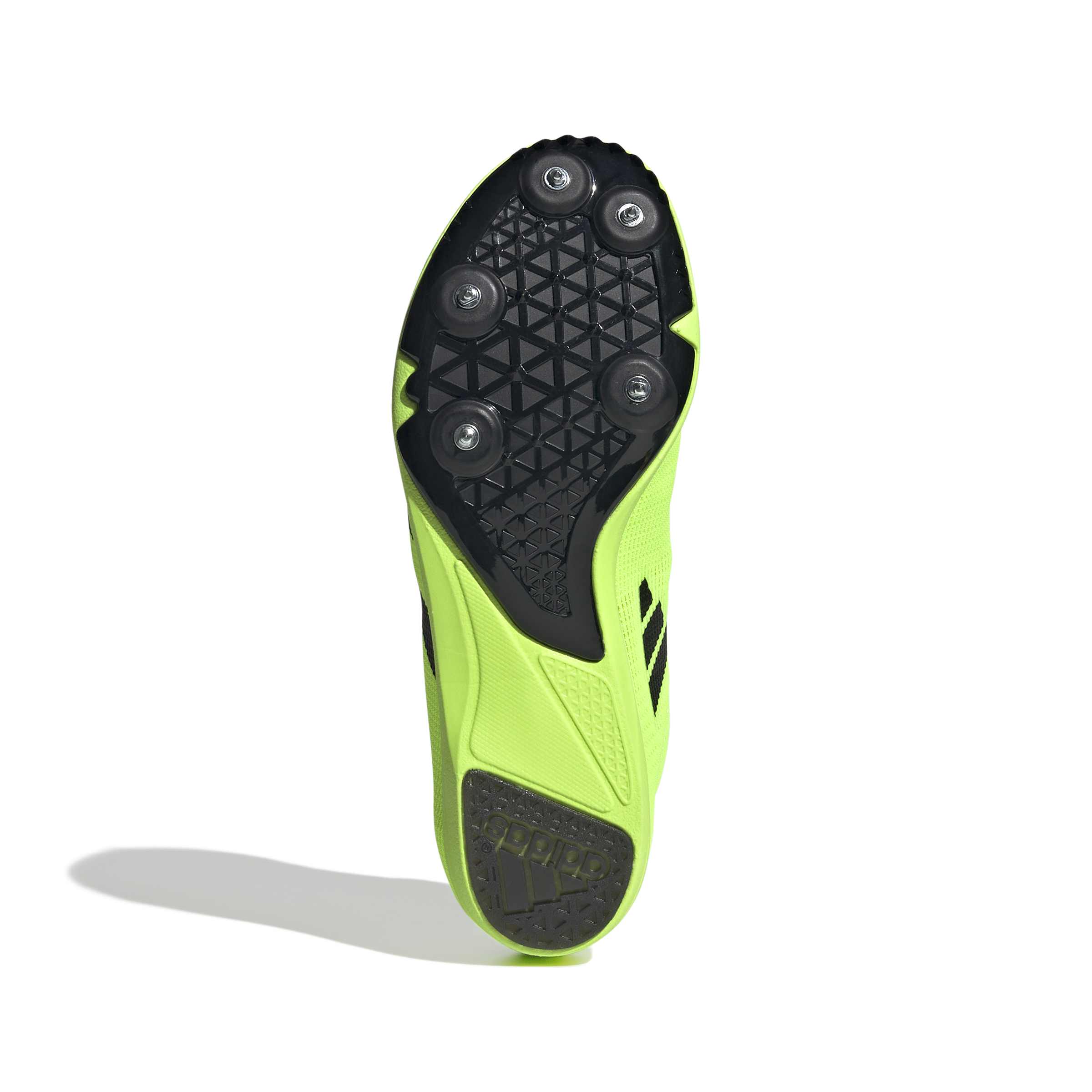 Adidas Allroundstar Junior Running Spikes Lucid Lemon