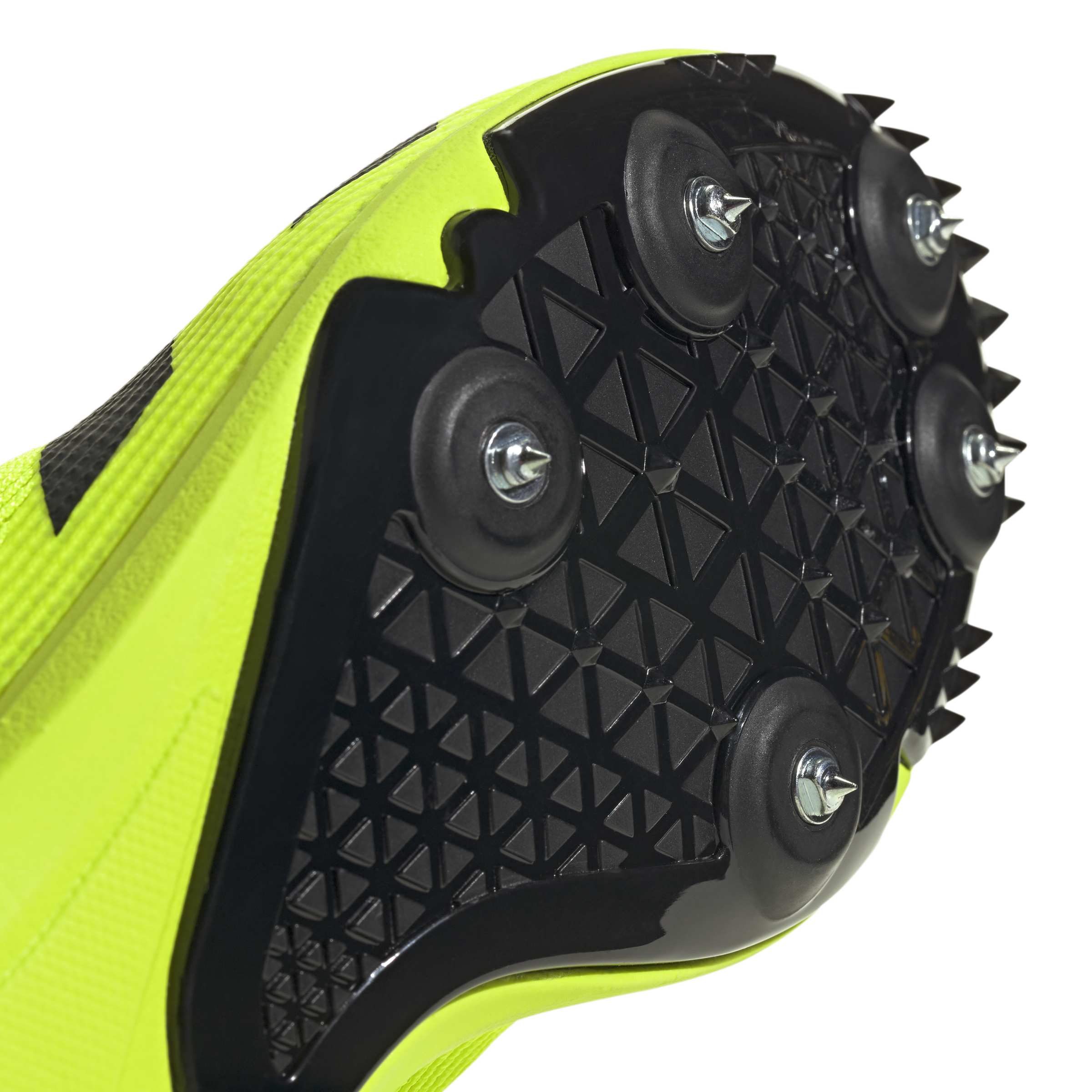 Adidas Allroundstar Junior Running Spikes Lucid Lemon