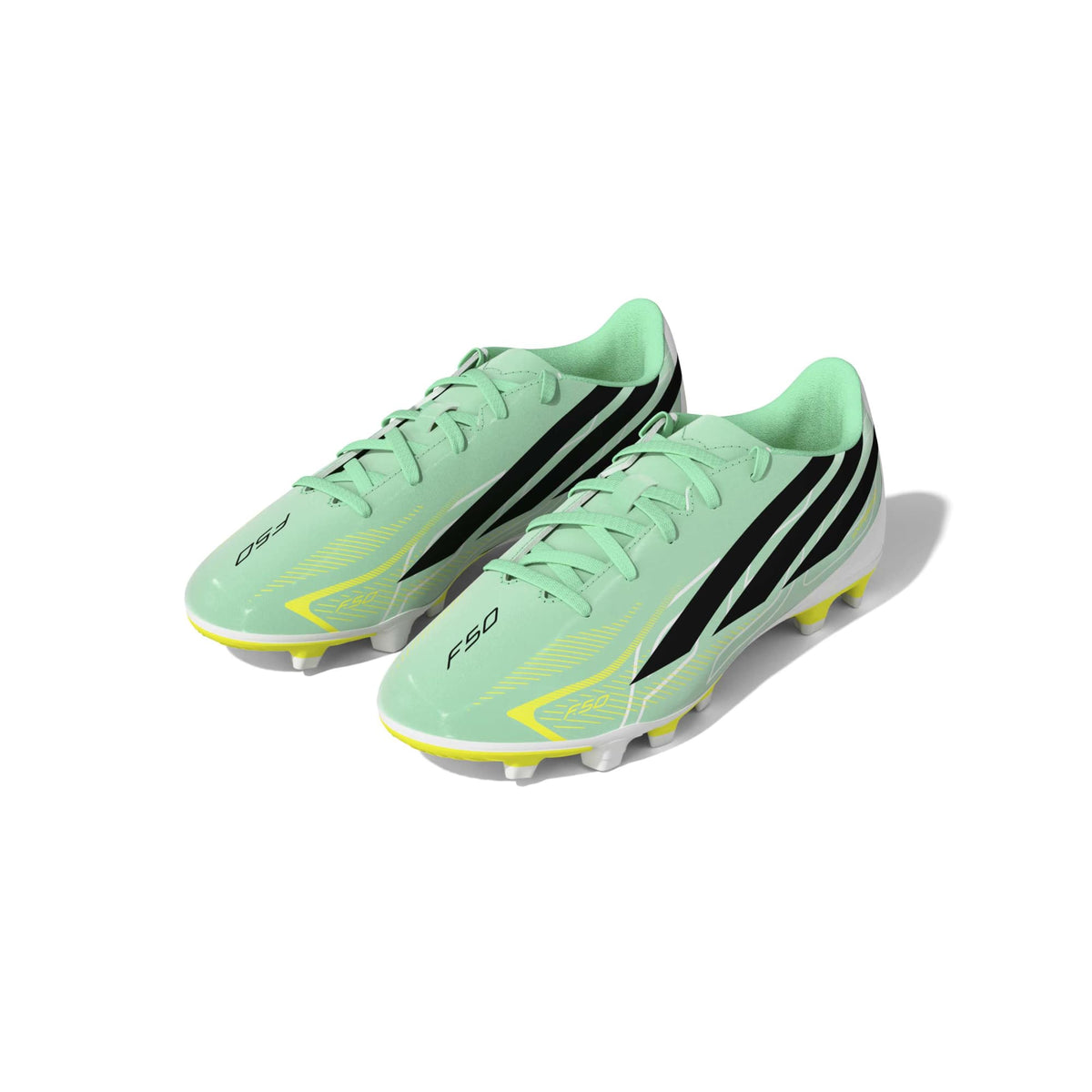 Adidas F50 Hyperfast Club Firm Ground Football Junior Football Boots Pulse Mint