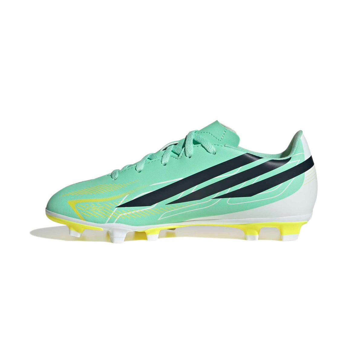 Adidas F50 Hyperfast Club Firm Ground Football Junior Football Boots Pulse Mint