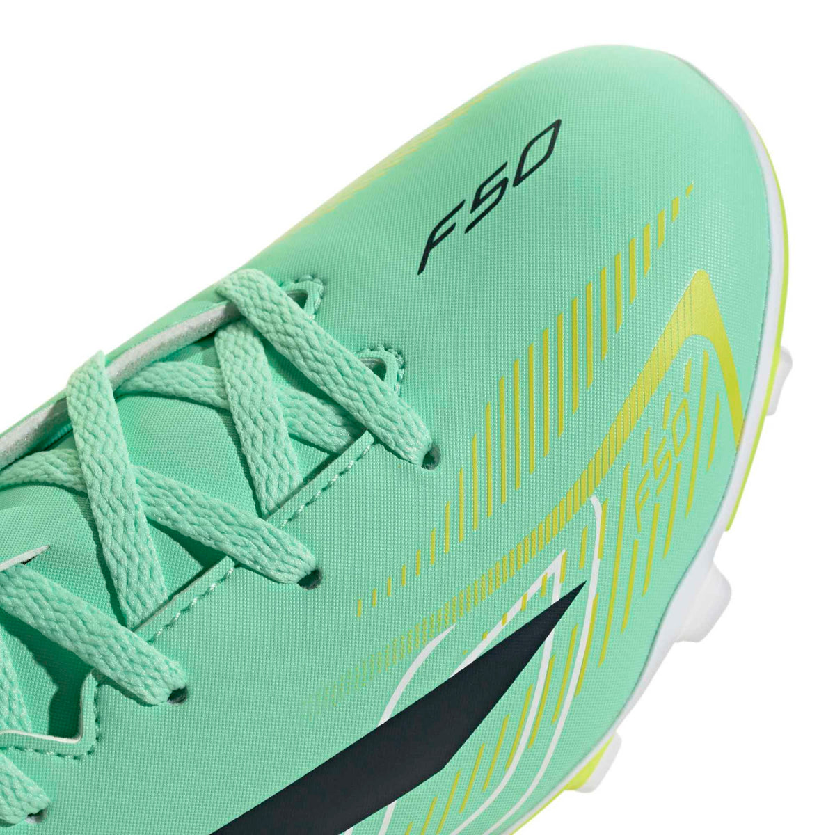 Adidas F50 Hyperfast Club Firm Ground Football Junior Football Boots Pulse Mint