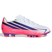 Adidas F50 Hyperfast Club Firm Ground Junior Football Boots White