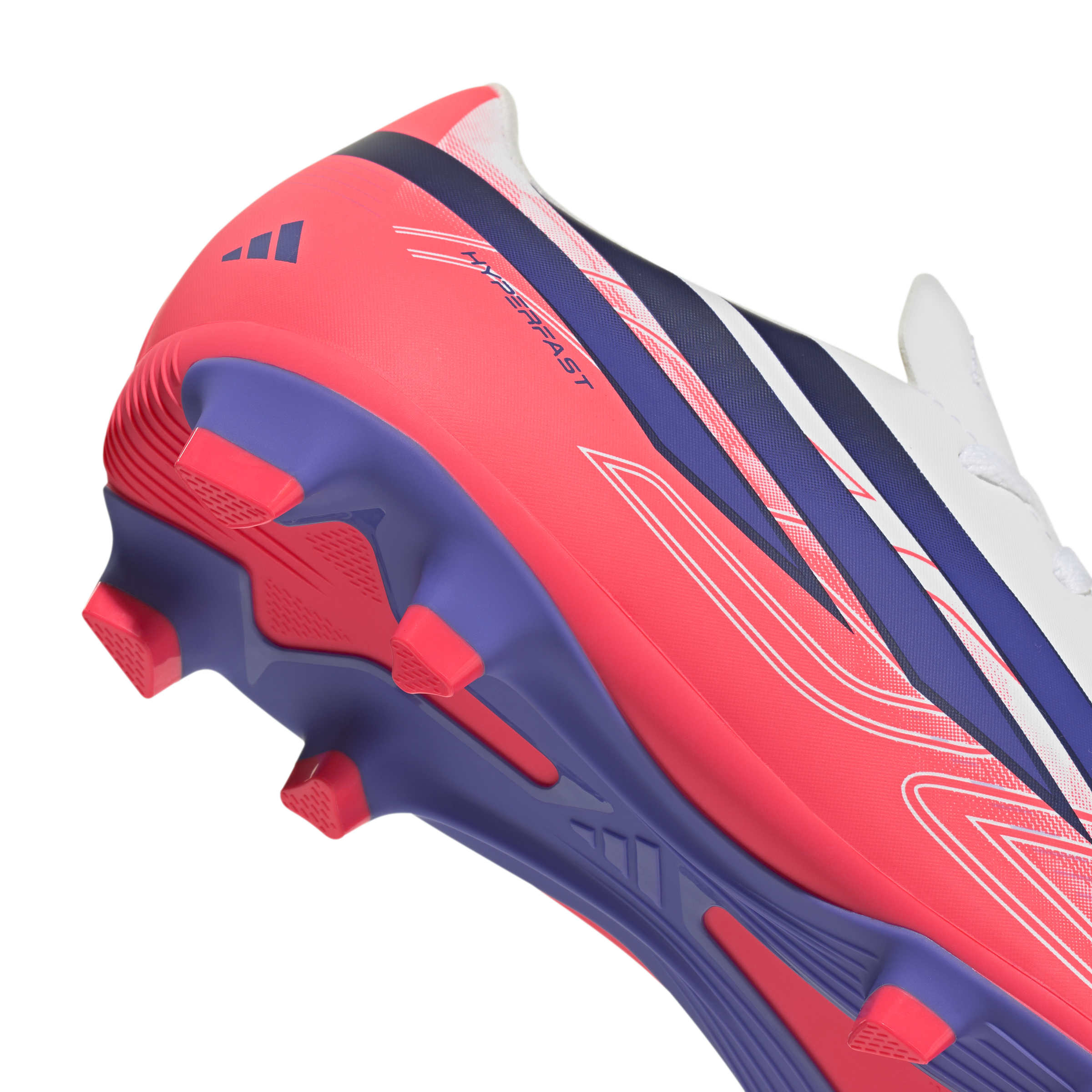 Adidas F50 Hyperfast Club Firm Ground Junior Football Boots White