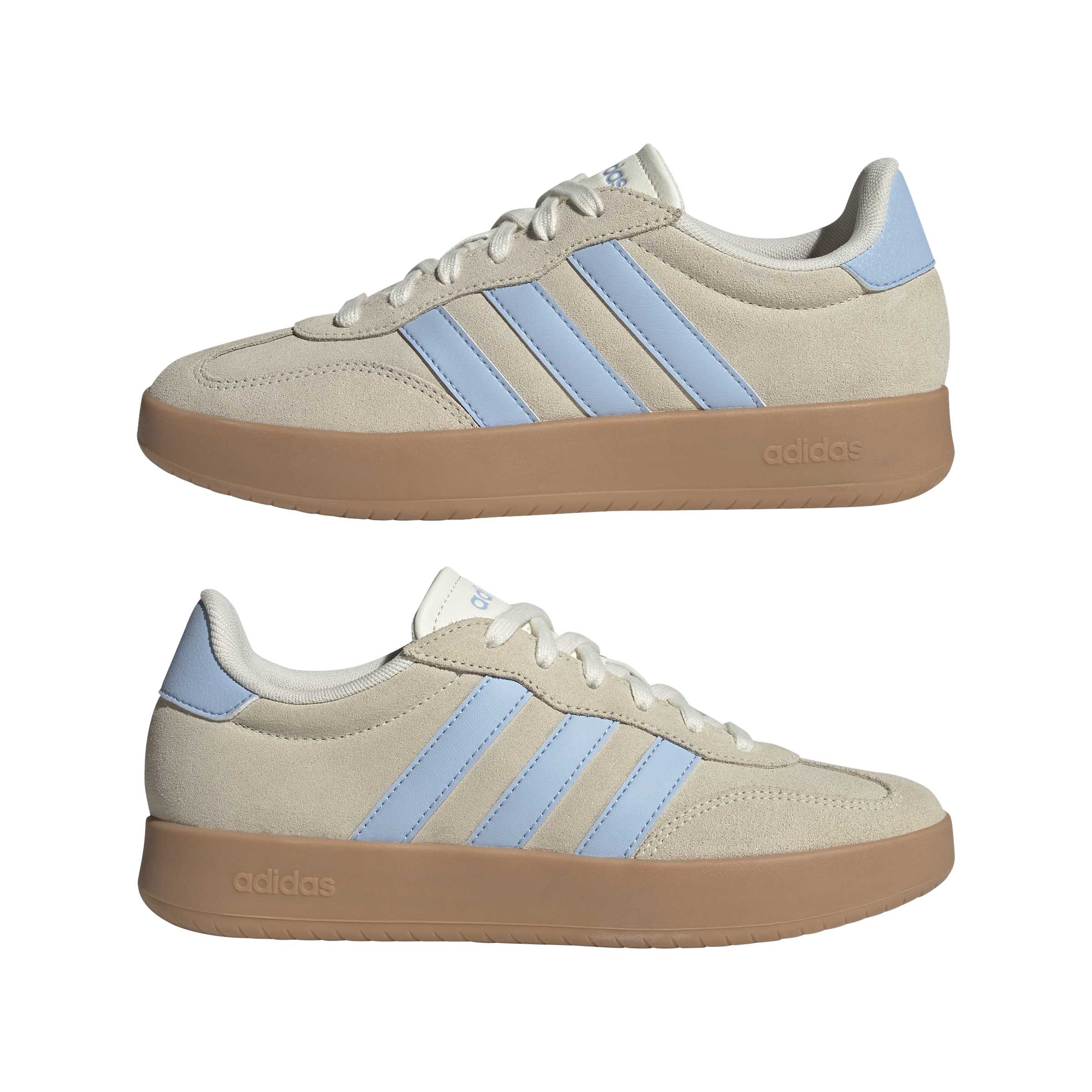 Adidas Barreda Women's Trainer Shoes Cream Blue