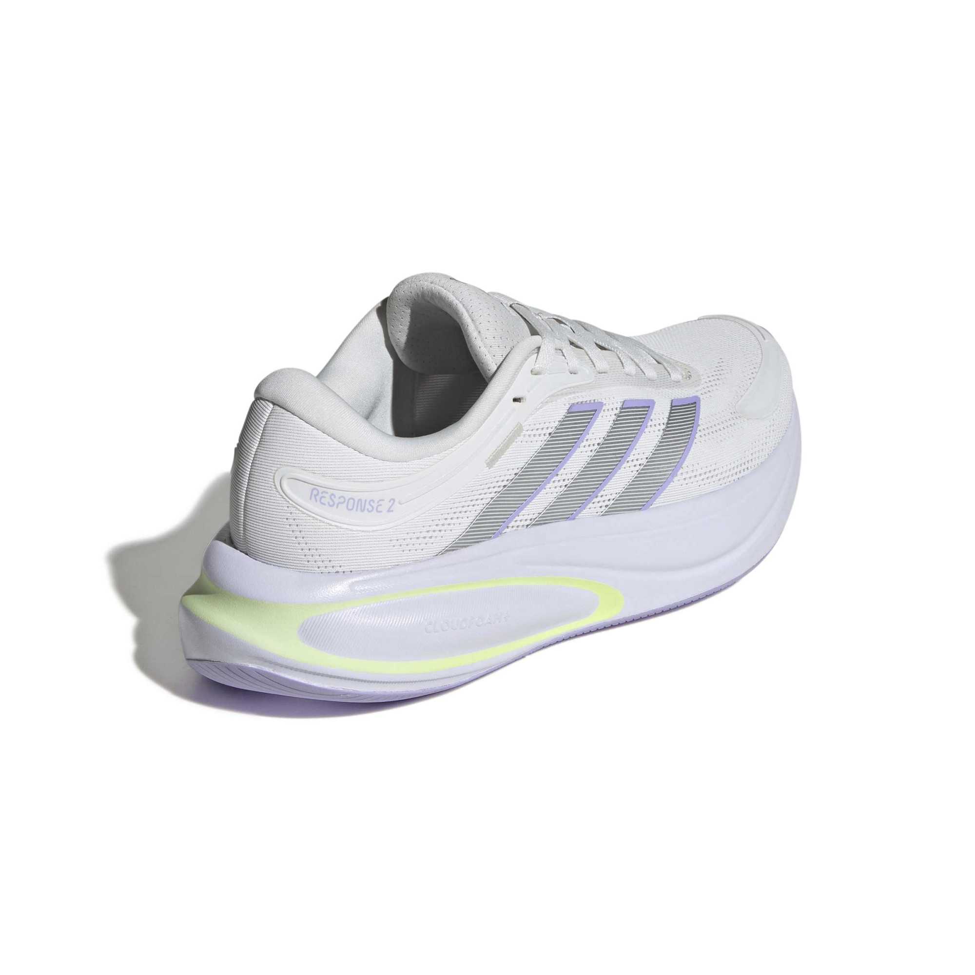 Adidas Response 2 Women's Running Shoes White Purple