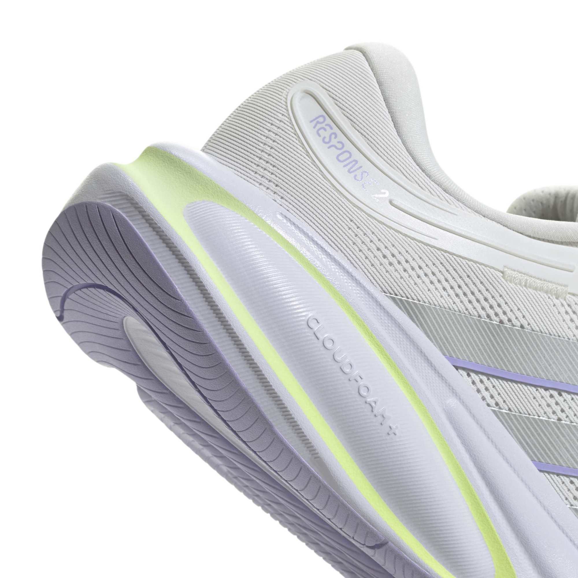 Adidas Response 2 Women's Running Shoes White Purple