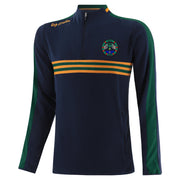 O'Neills Killimer GAA Dromore Squad Half Zip Navy Bottle Amber