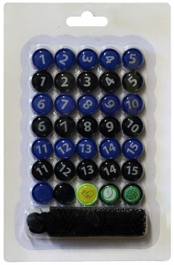 LS Sportif Spare Tactic Board Magnets