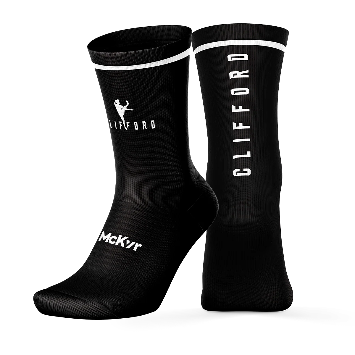 McKvr David Clifford Midi Socks Black