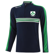 O'Neills Kilrush Shamrocks Dromore Squad Half Zip Navy Green White
