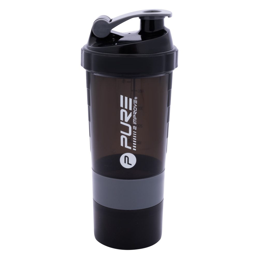 Pure2Improve Shaker 500ml Black Grey