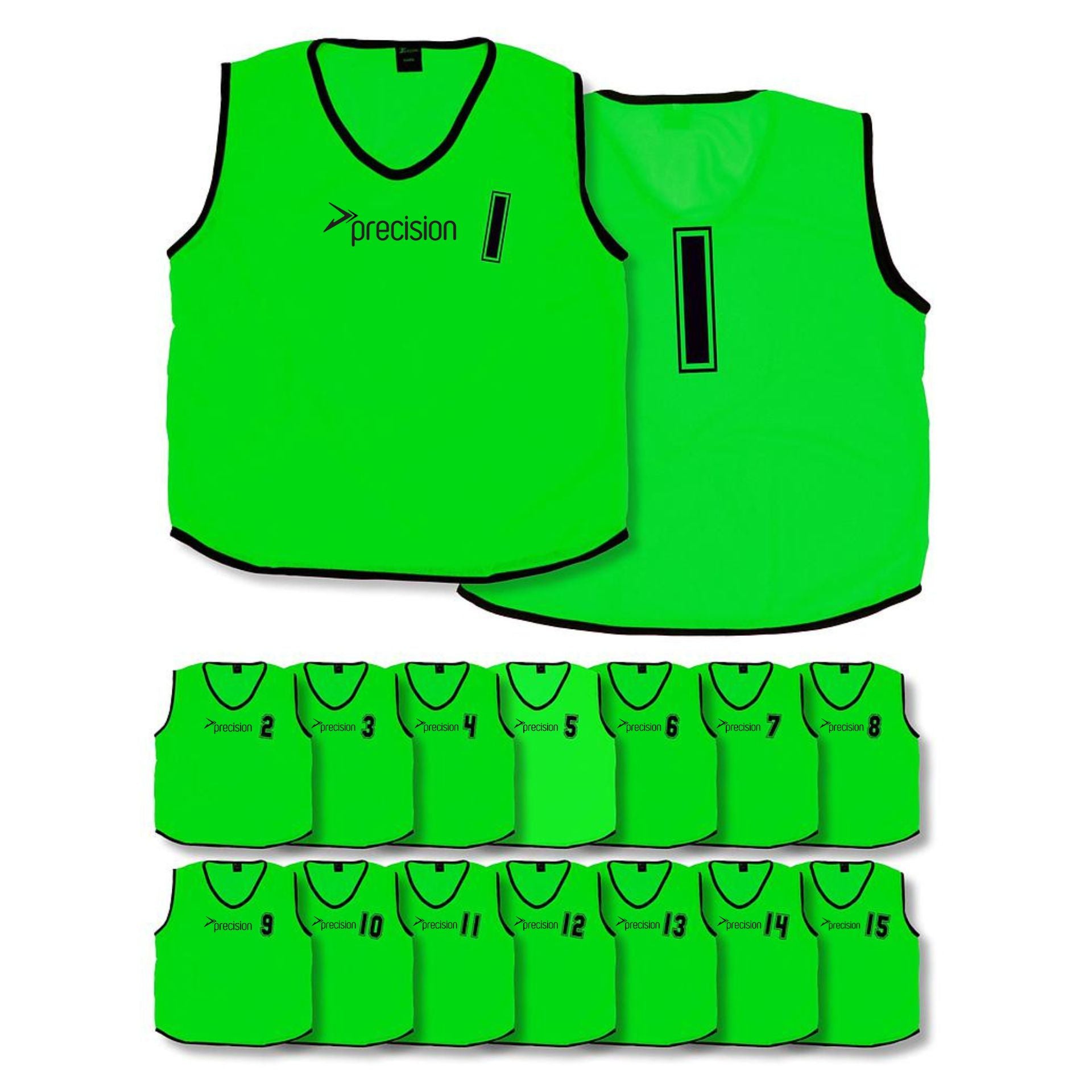 Precision Mesh Numbered Bibs Adults