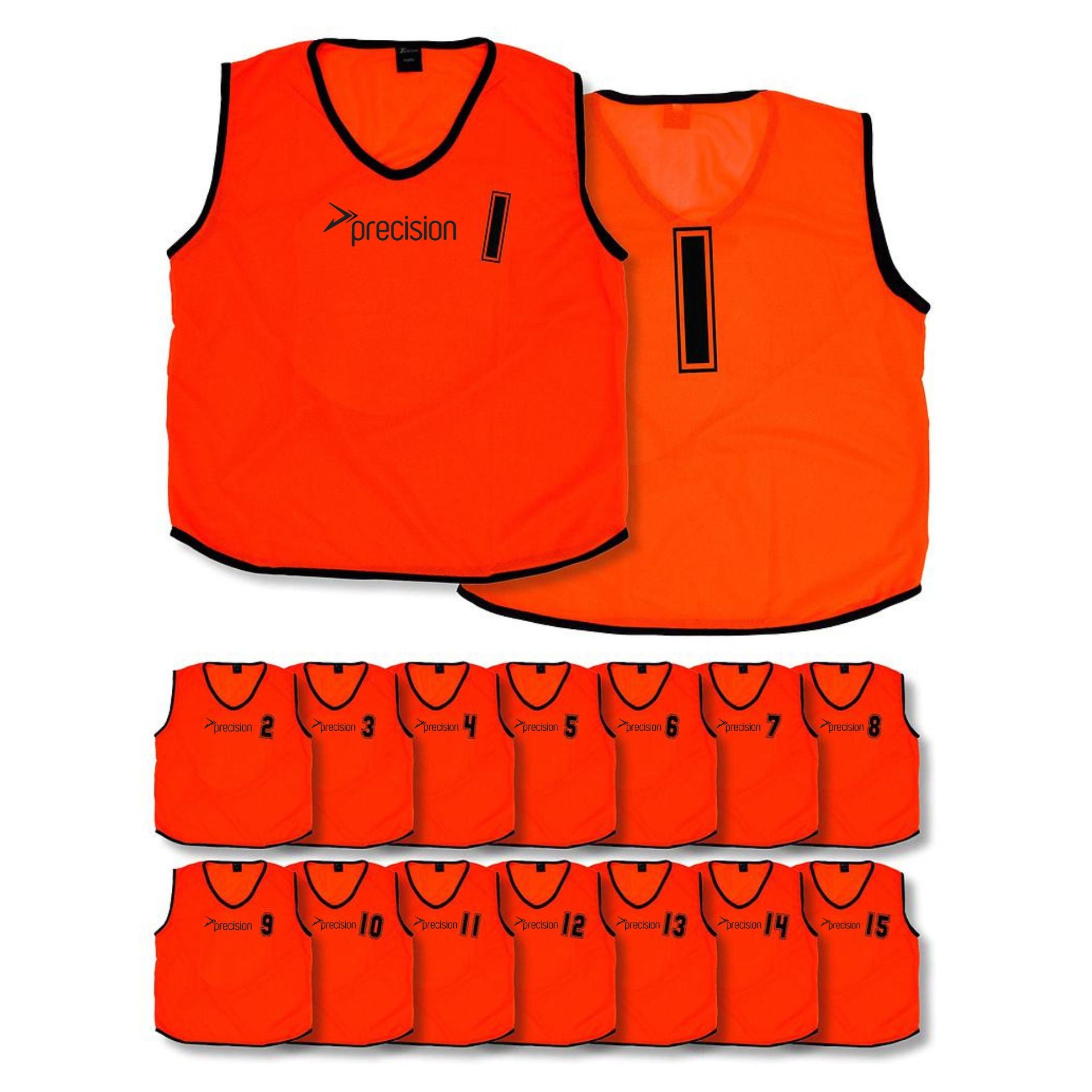 Precision Mesh Numbered Bibs Kids