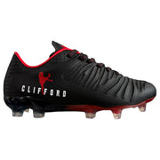 McKvr Clifford Club Junior Football Boots Black Red
