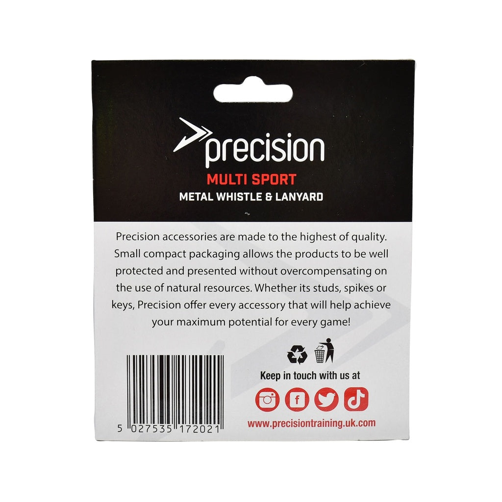 Precision Metal Whistle & Lanyard