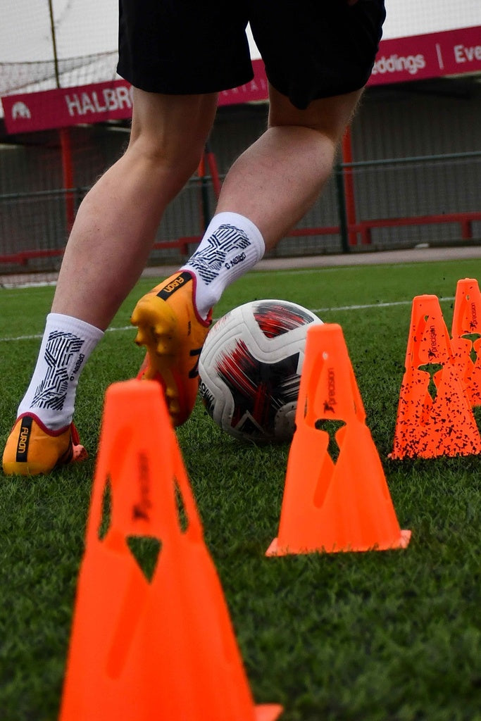 Precision Origin.O Grip Socks White