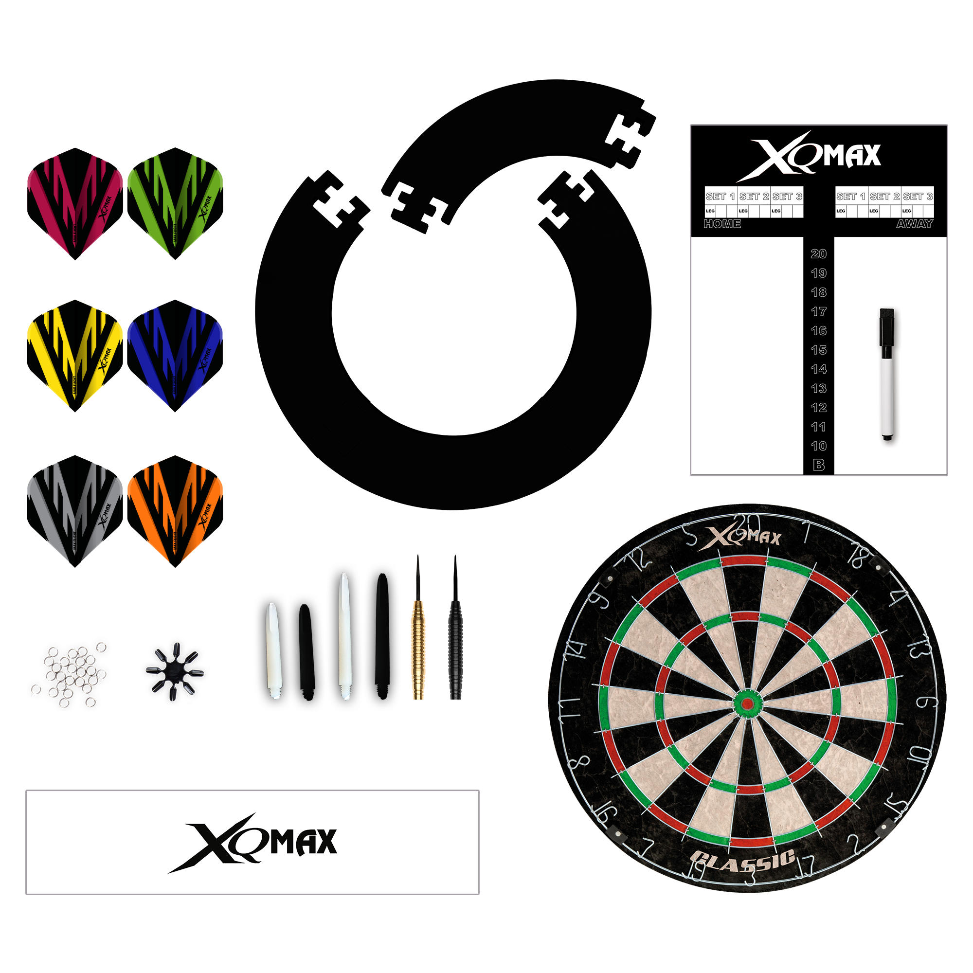 XQMax Tournament Dart Board Set