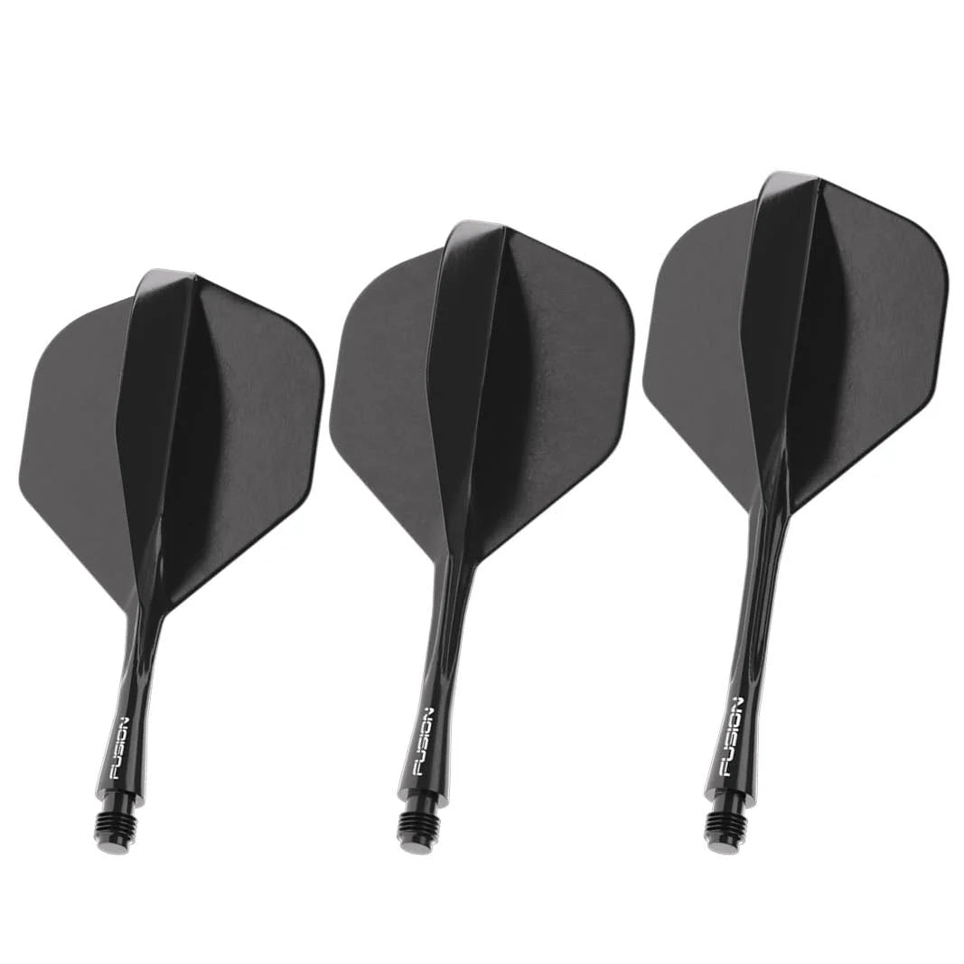 Winmau Fusion #2 Integrated Flight & Shaft - Black