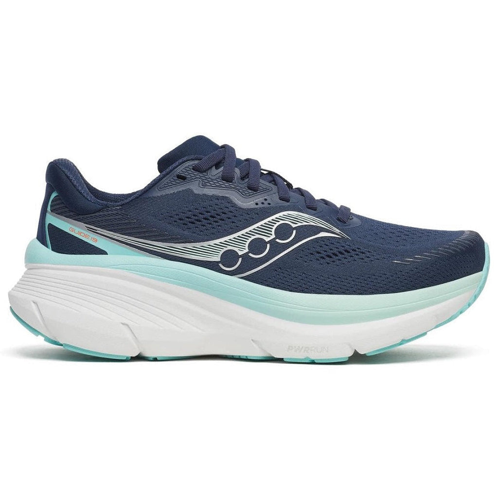 Saucony Guide 19  Women's Running Shoes Navy Aqua