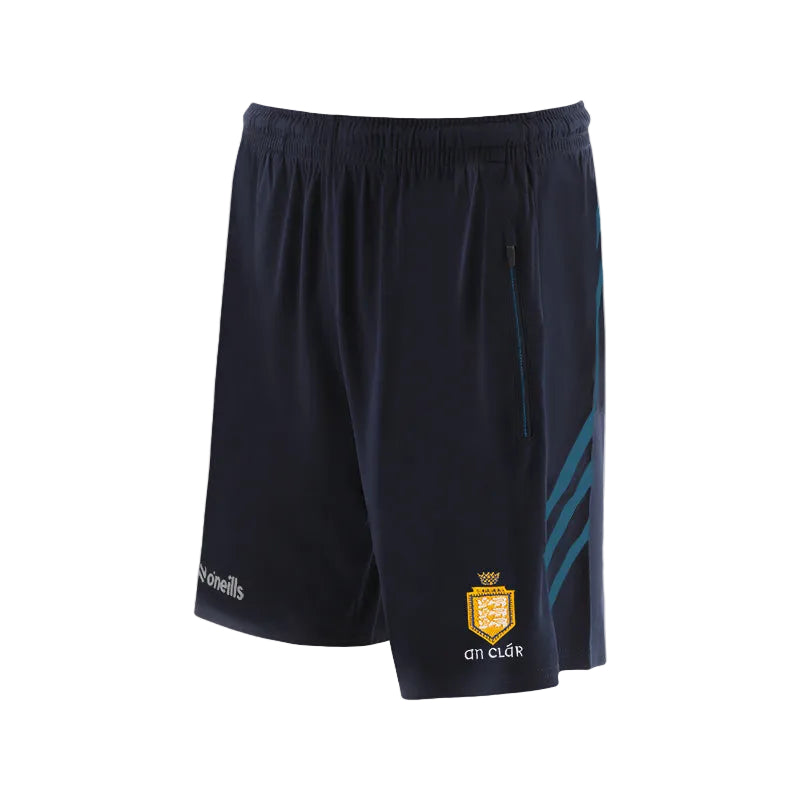 O'Neills Clare GAA Men's Sedona Training Shorts Navy Blue
