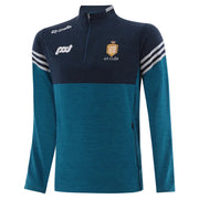 O'Neills Clare GAA Men's Sedona Brushed Half Zip Top Blue Marine