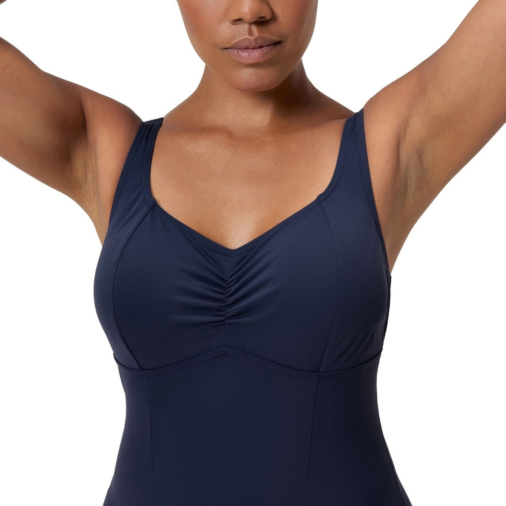 Speedo Shaping AquaNite Swimsuit Navy