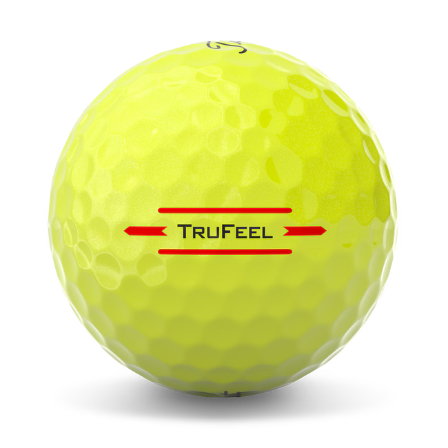 Titleist Trufeel Golf Balls 12 Pack Yellow