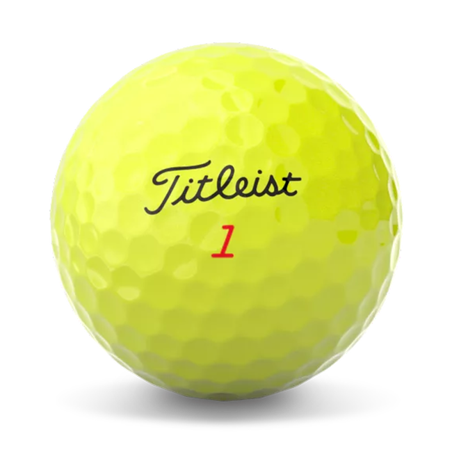 Titleist Trufeel Golf Balls 12 Pack Yellow