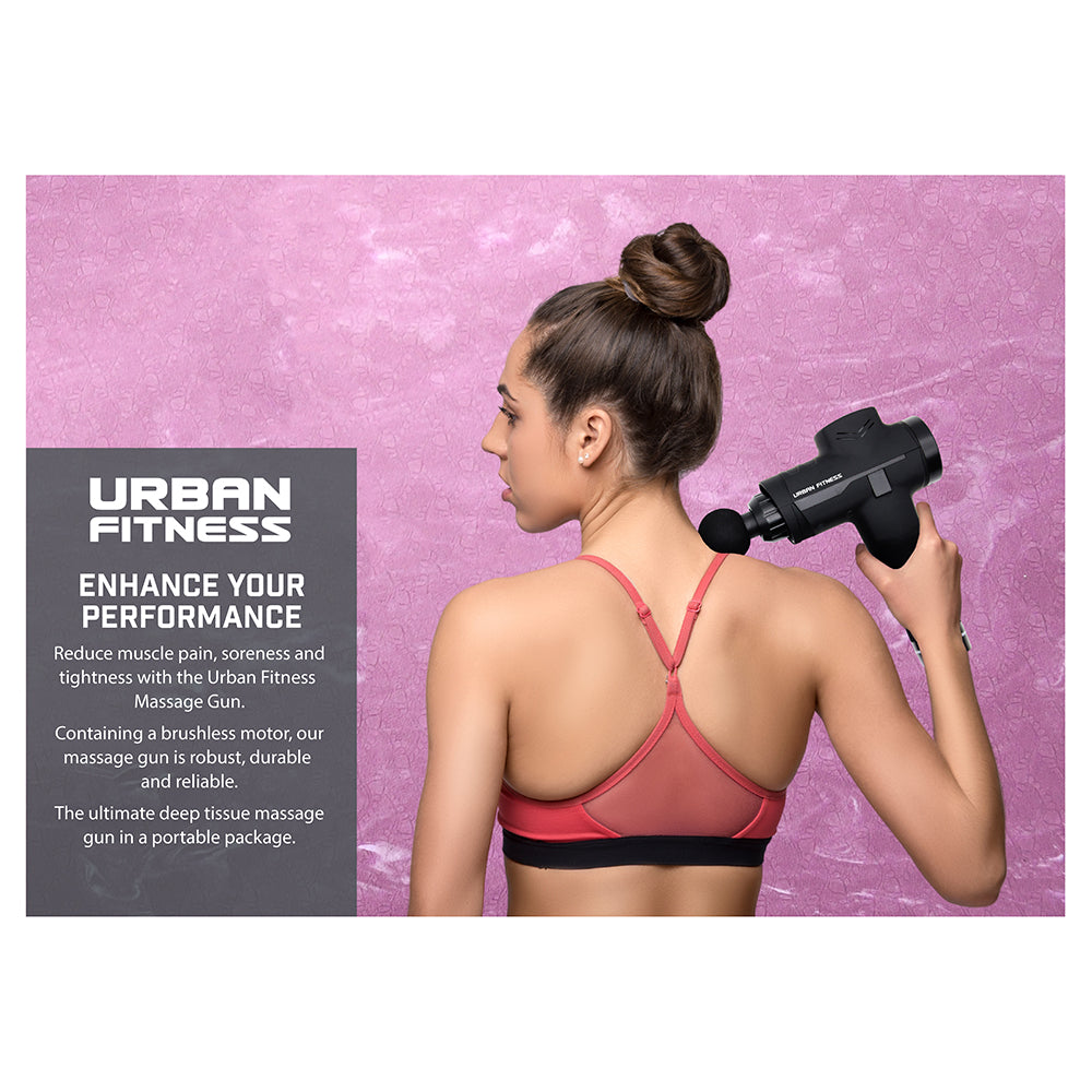 Urban Fitness Massage Gun Black