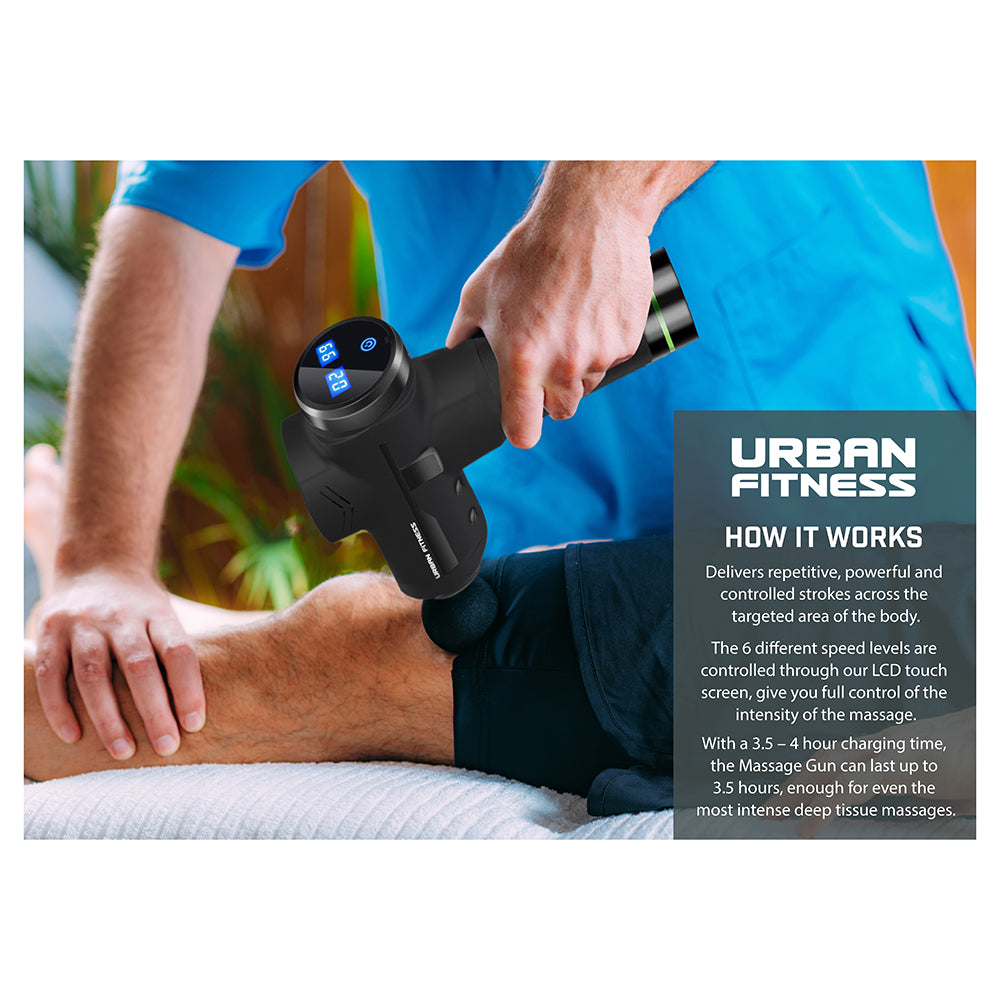 Urban Fitness Massage Gun Black