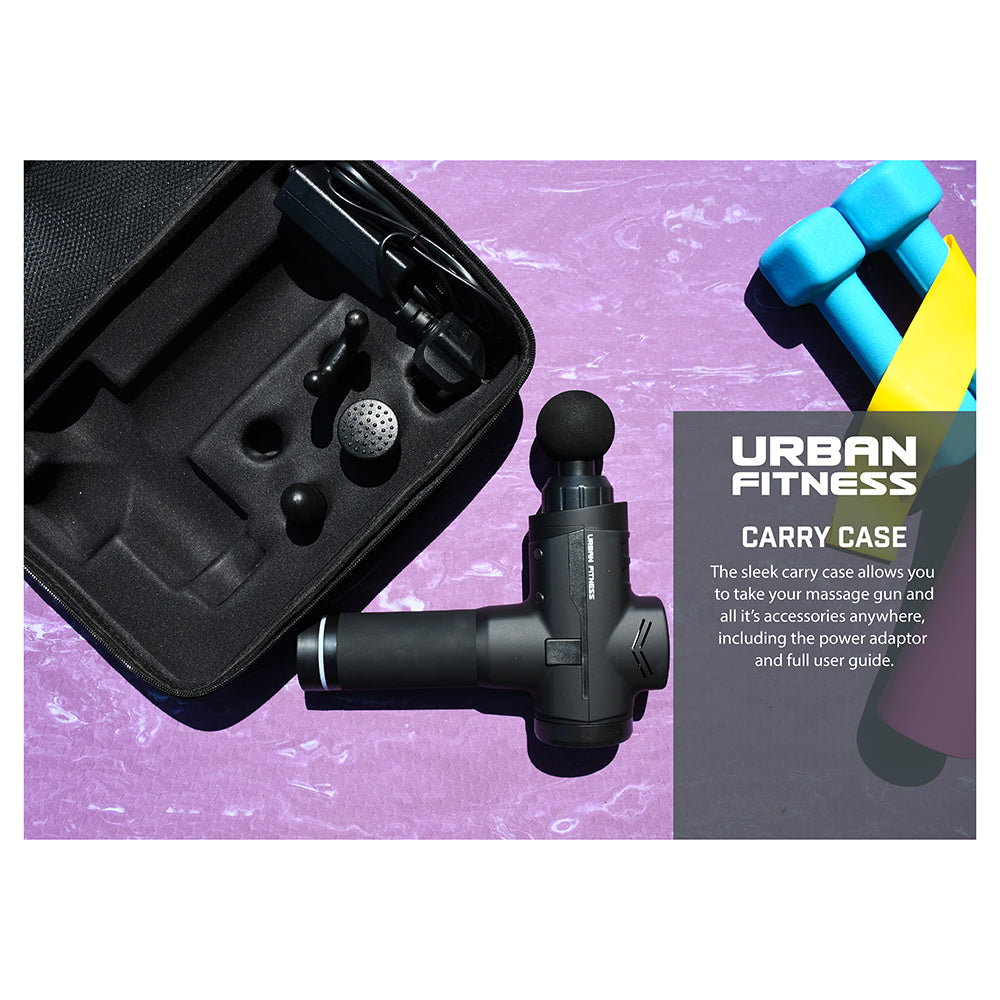 Urban Fitness Massage Gun Black