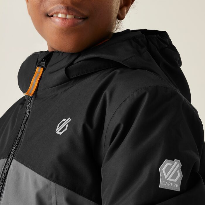 Dare2b Kids' Impose V Ski Jacket Black Grey