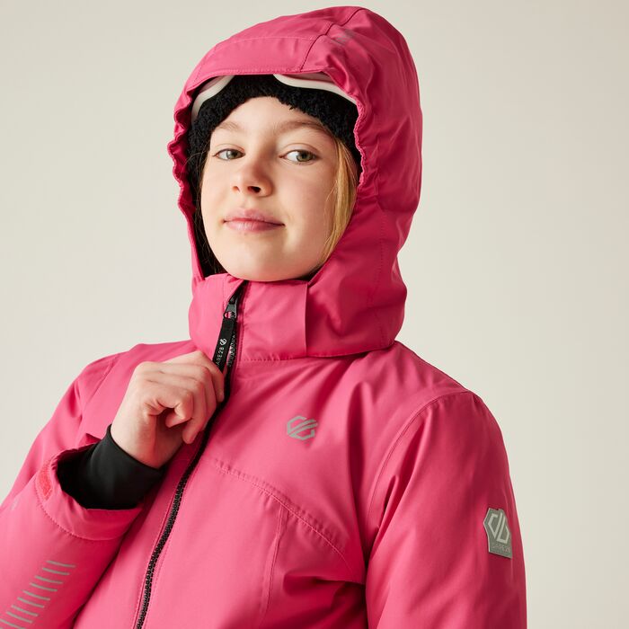 Dare2b Kids' Impose V Ski Jacket Hot Pink