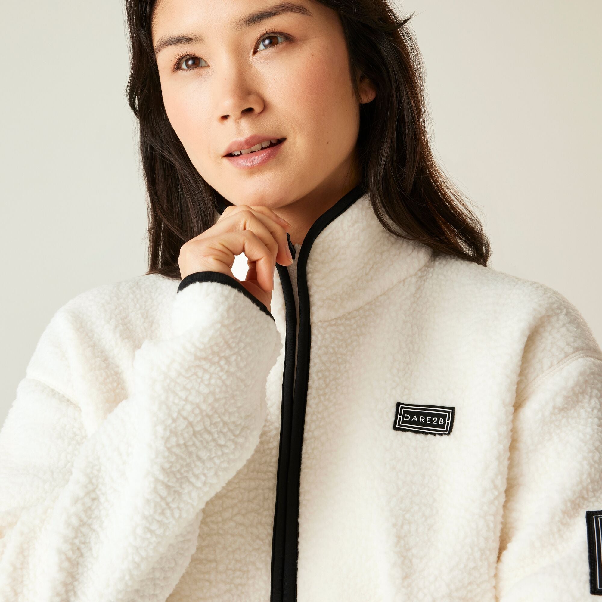 Dare2b Women's Slide Out Half Zip Fleece | Egret