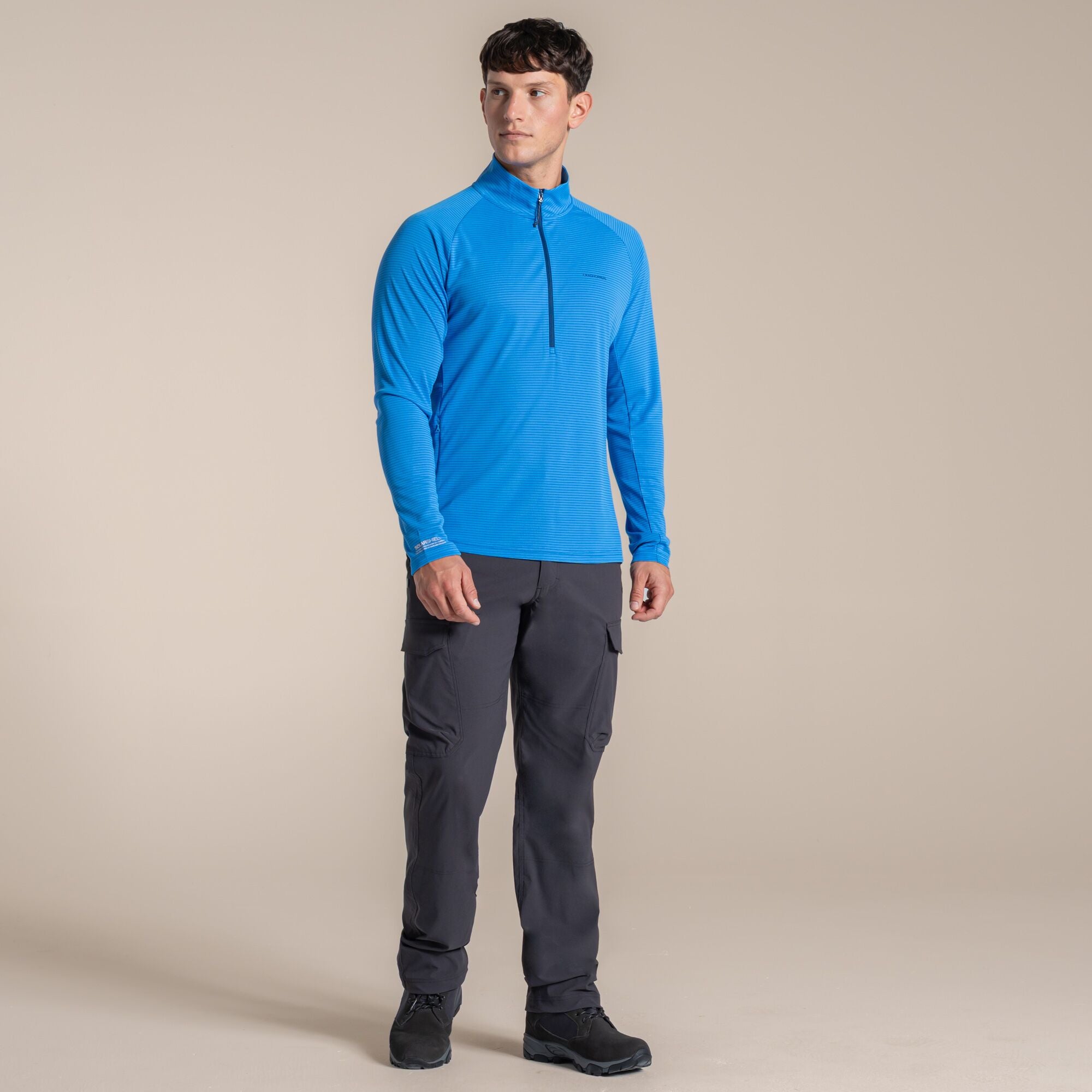 Craghoppers NosiLife SolarShield+ Half Zip Top Azure Sky