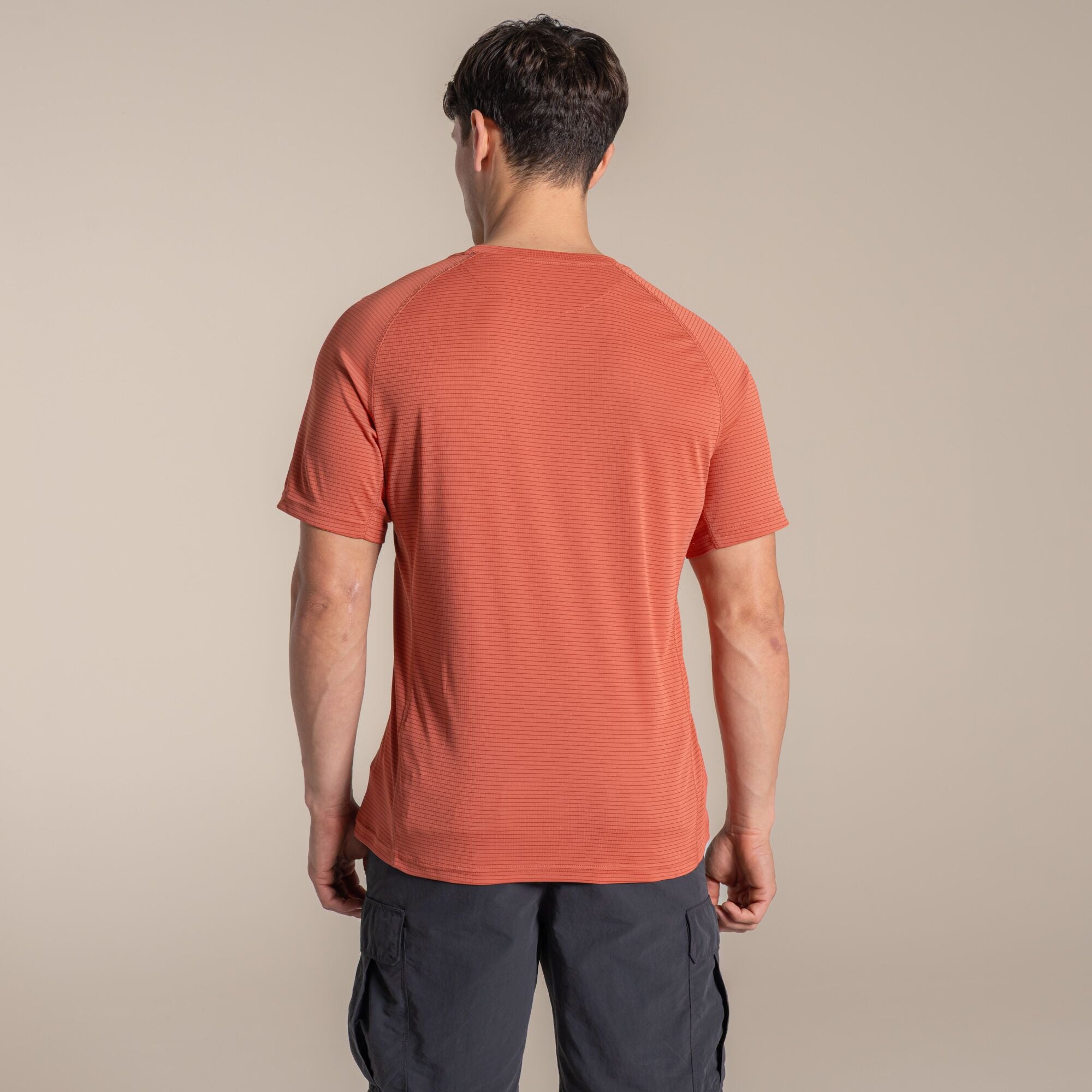 Craghoppers NosiLife SolarShield+ Short Sleeved T-Shirt Dark Sahara