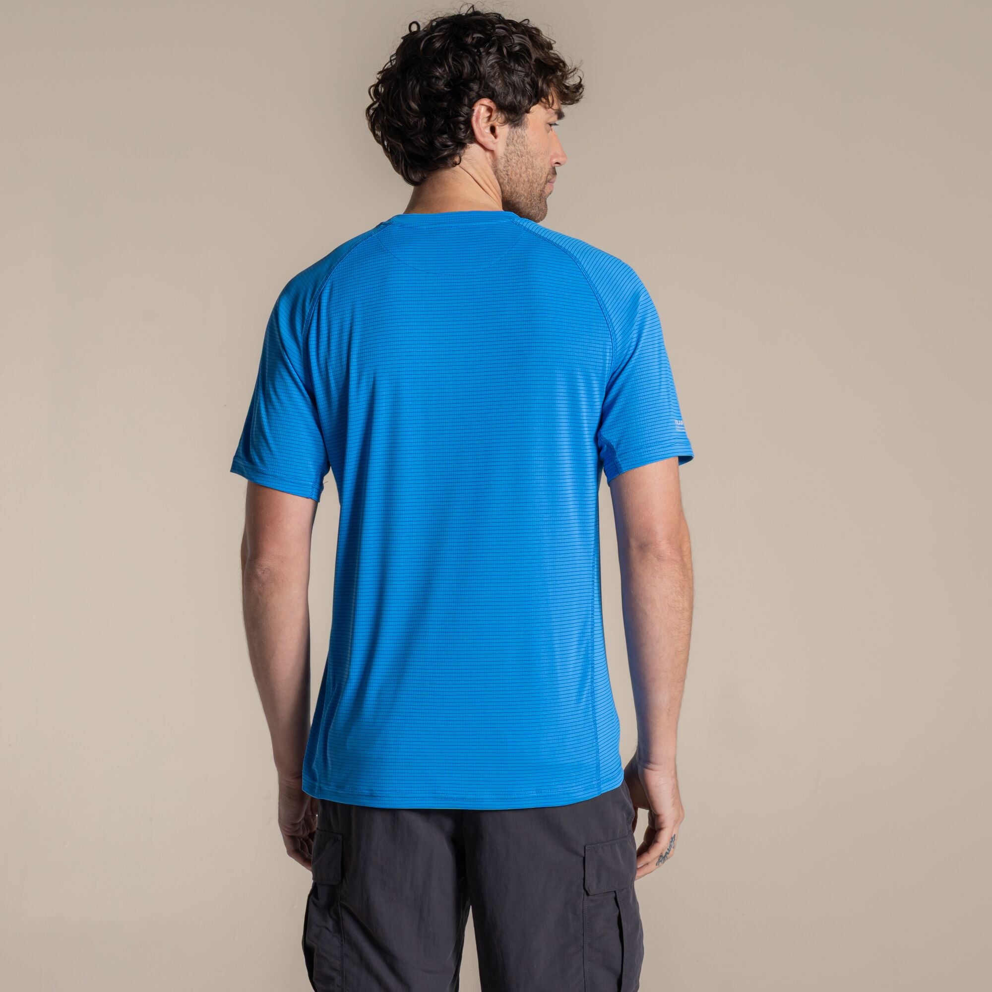 Craghoppers NosiLife SolarShield+ Short Sleeved T-Shirt Azure Sky