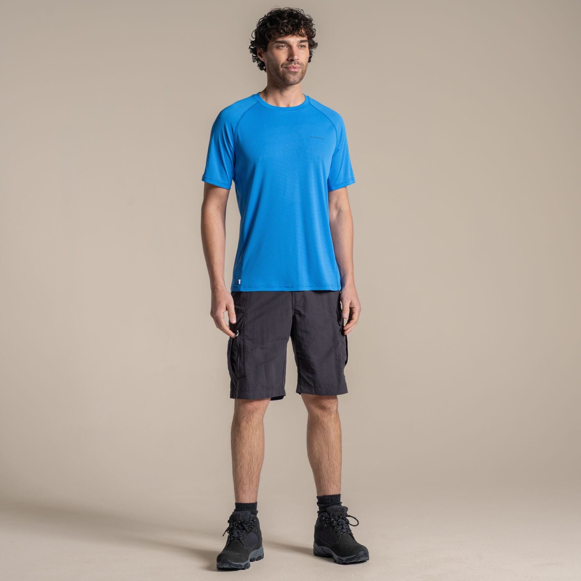Craghoppers NosiLife SolarShield+ Short Sleeved T-Shirt Azure Sky