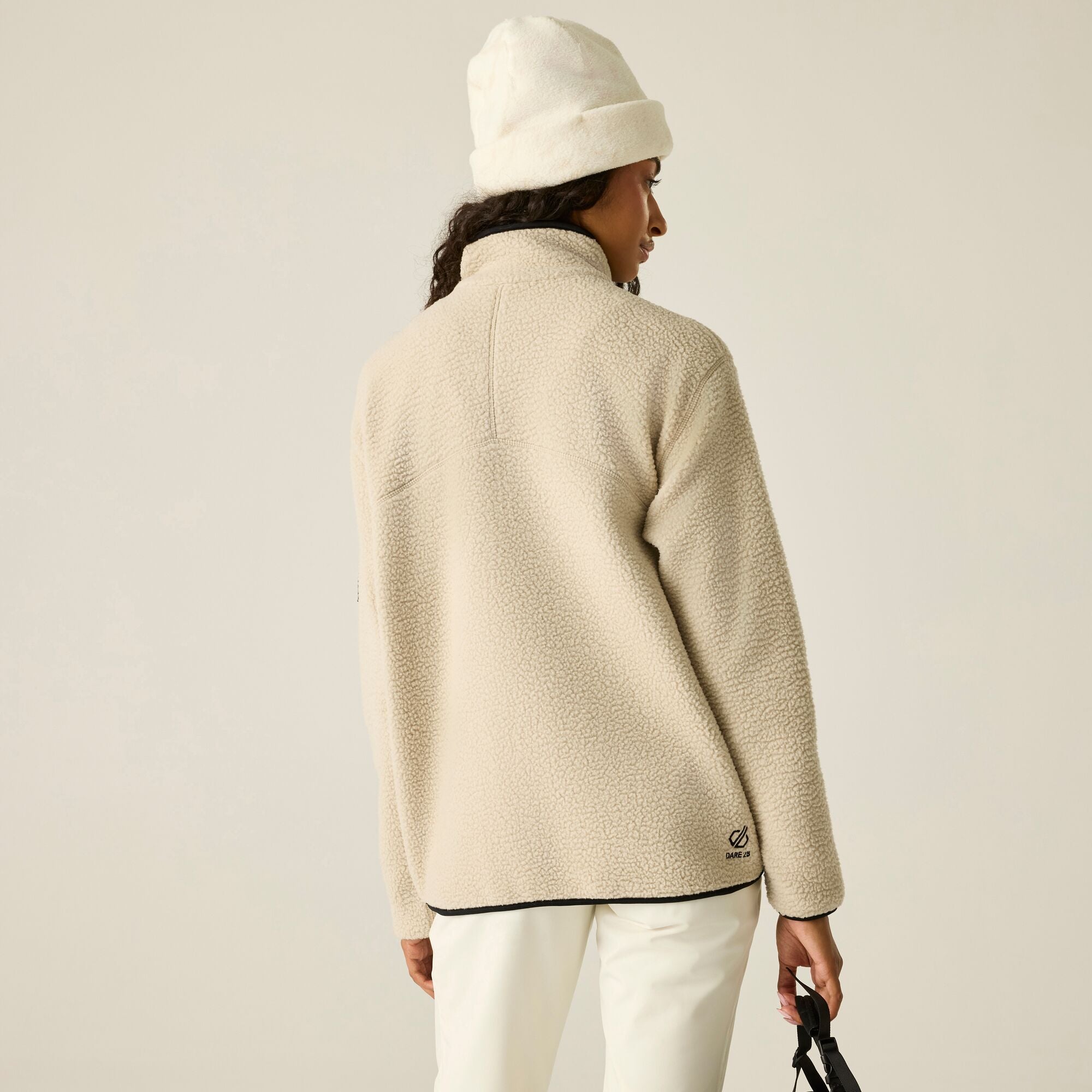 Dare2b Women's Slide Out Half Zip Fleece | White Pepper