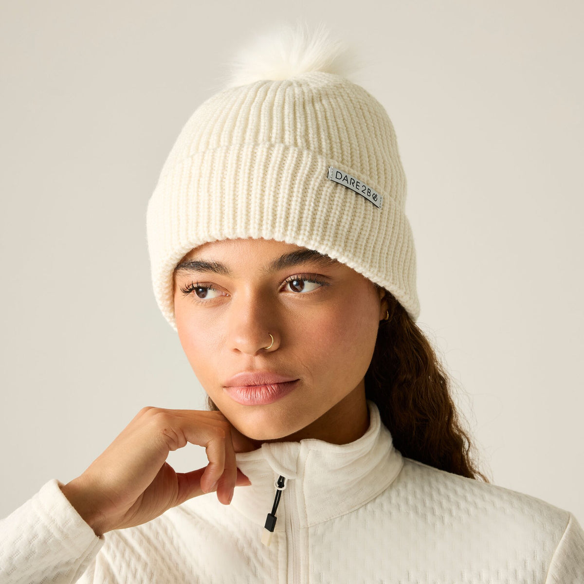 Dare2b Women's Glitz Beanie | Egret