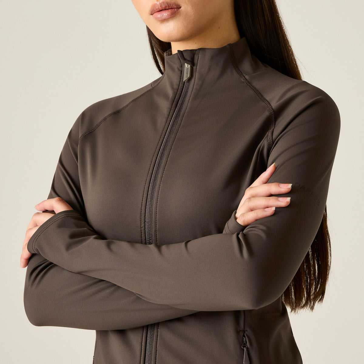 Dare2b Women's Refresh Full Zip Midlayer | Hot Fudge