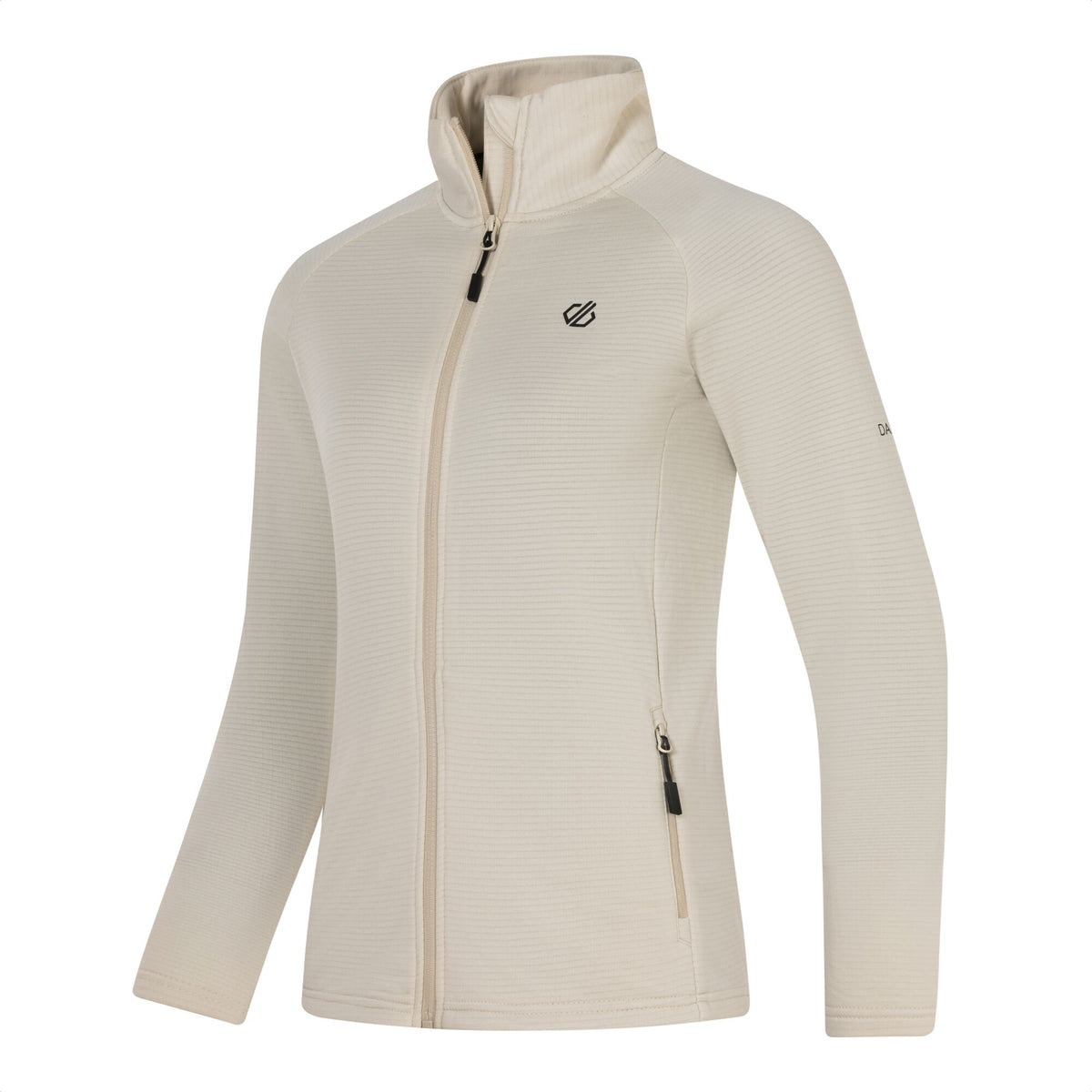 Dare2b Women's Lowline Full Zip Core Stretch Midlayer | Almond Milk