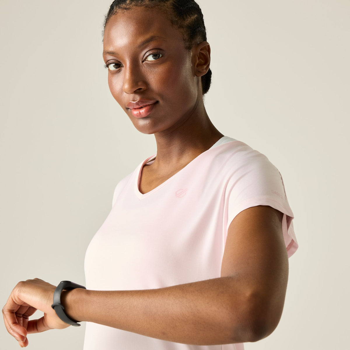 Dare2b Women's Vigilant Lightweight T-Shirt | Pink Haze