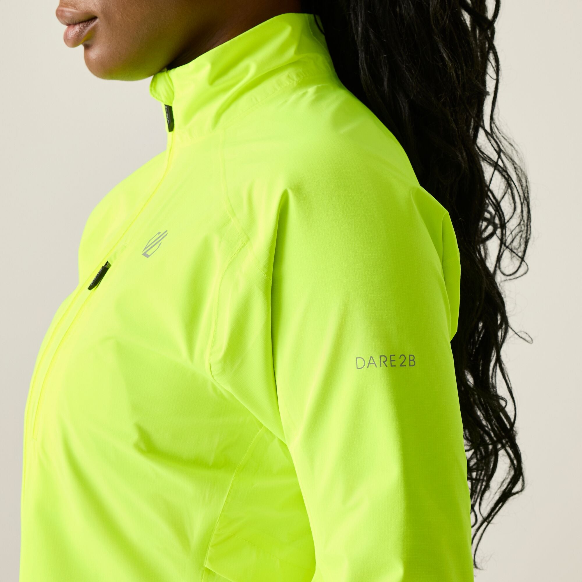 Dare2b Women's Tor Cycle Jacket Fluro Yellow