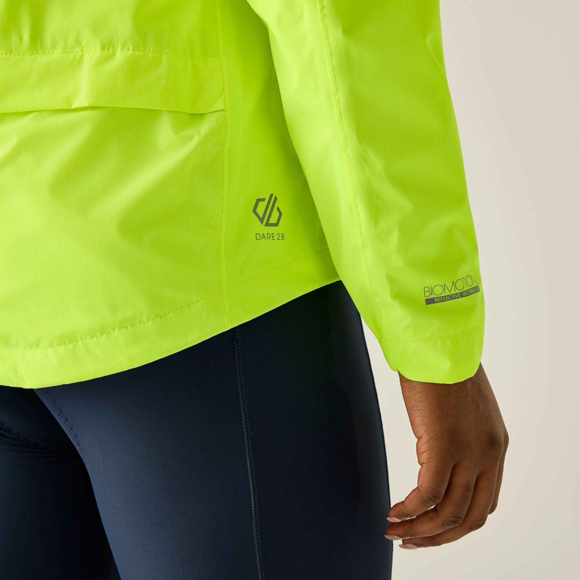 Dare2b Women's Tor Cycle Jacket Fluro Yellow
