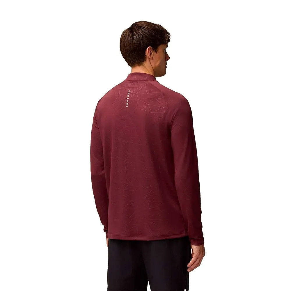 Castore Adapt AOP Training 1/4 Zip Top Plum