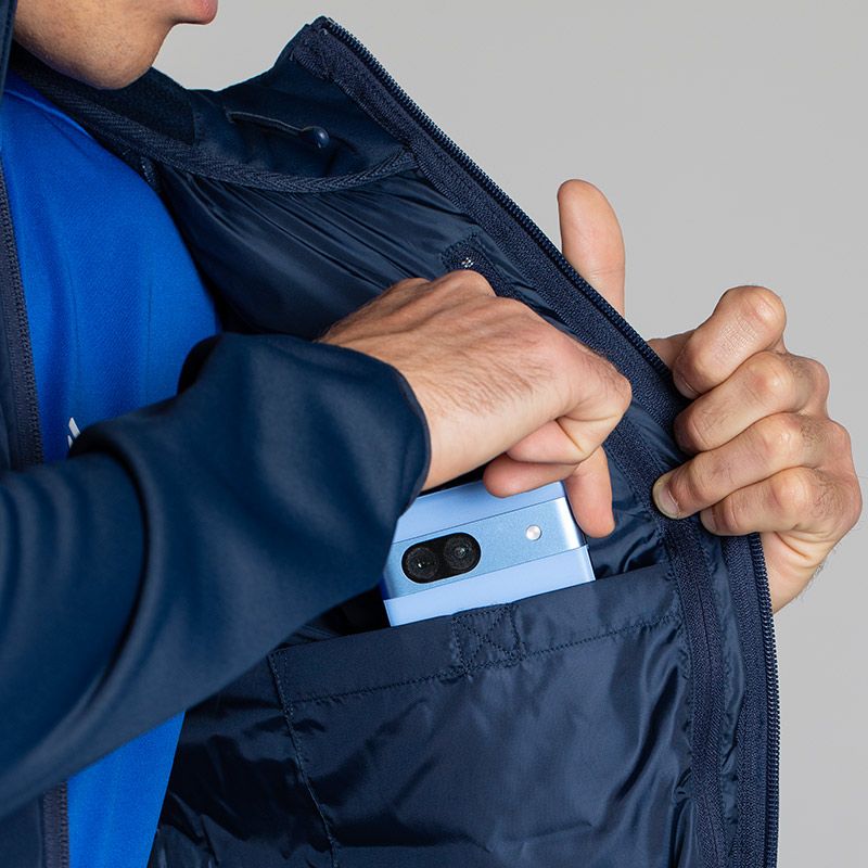 O’Neills Vortex Lightweight Hooded Padded Jacket Navy
