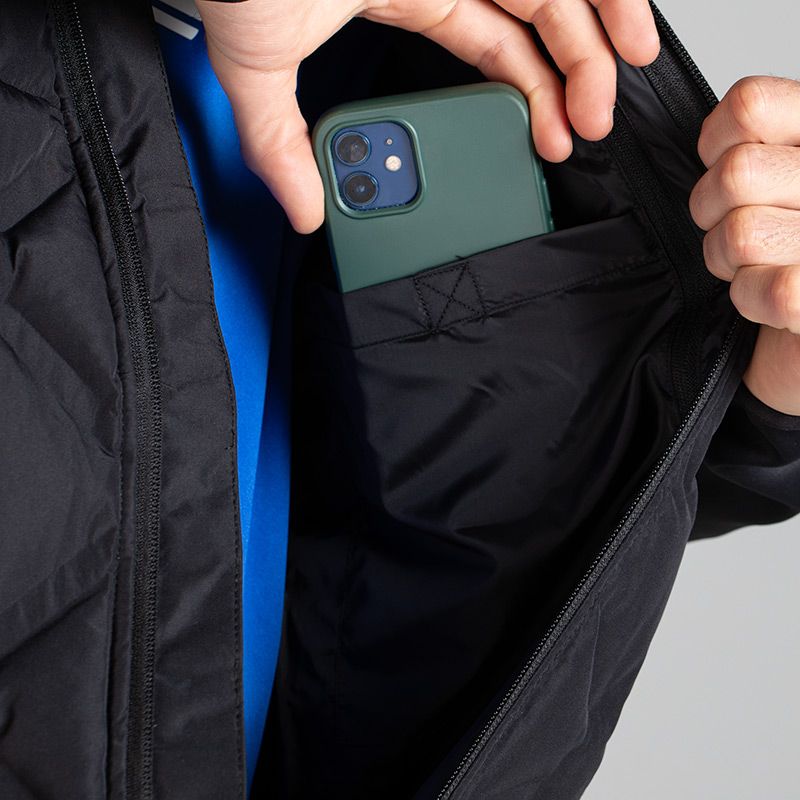 O’Neills Vortex Lightweight Hooded Padded Jacket Black