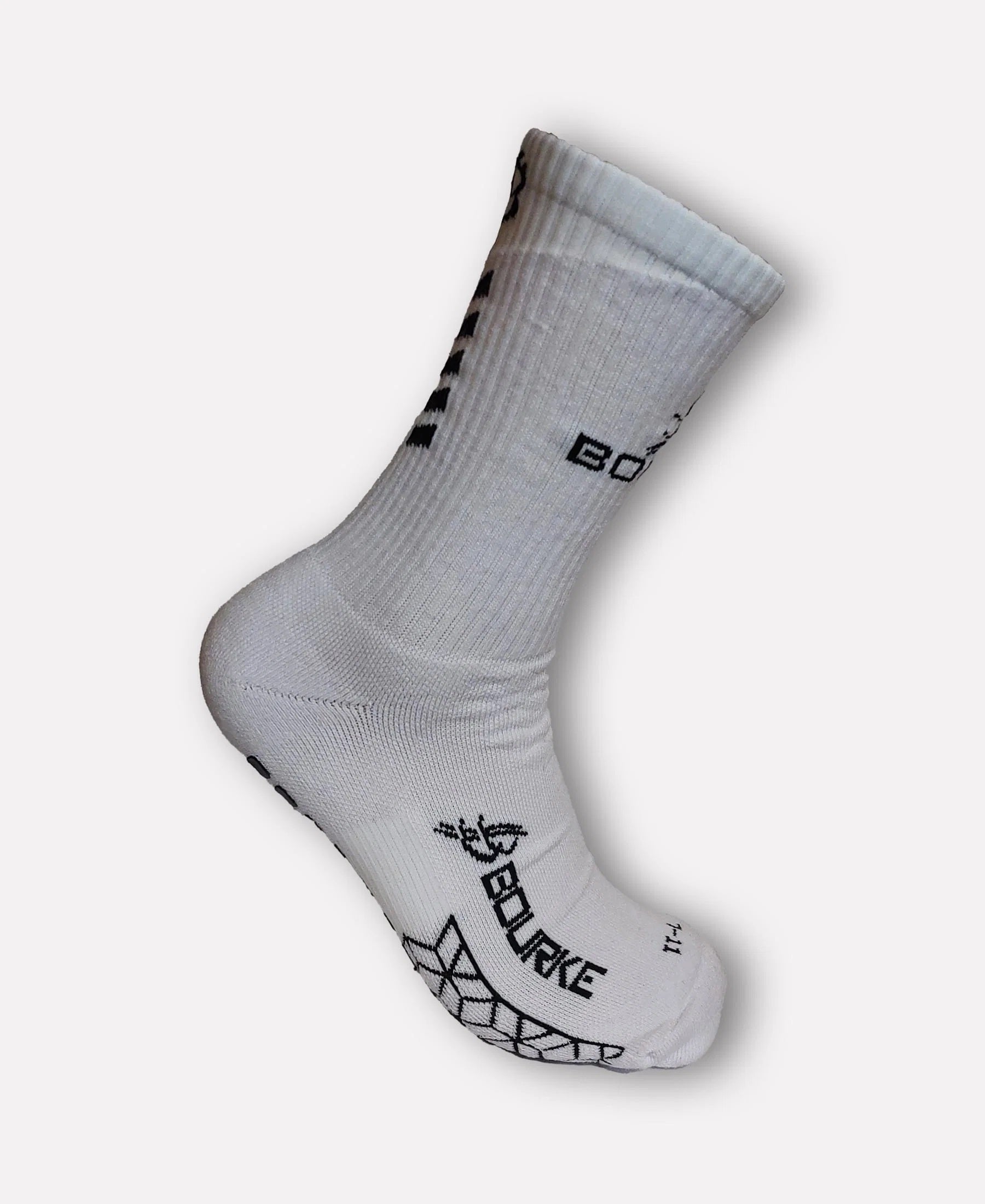 Bourke Sports Miniz Chevron Socks White