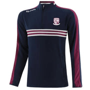 O'Neills St Breckans Dromore Squad Half Zip Navy Maroon White